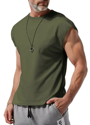 Amazon cross-border men's clothing summer new sleeveless t-shirt youth casual loose thin vest men PlatiNum