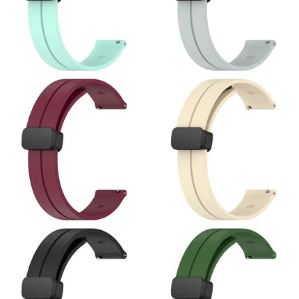 22mm 20mm cinturino magnetico in silicone per Omega X Swatch Joint MoonSwatch cinturino per Xiaomi Watch S4 S3 S2 S1/Huawei GT6Pro GT6 5 4 46 platinumshop