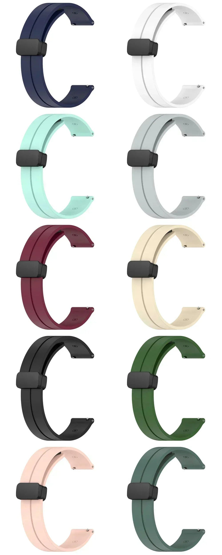 22mm 20mm cinturino magnetico in silicone per Omega X Swatch Joint MoonSwatch cinturino per Xiaomi Watch S4 S3 S2 S1/Huawei GT6Pro GT6 5 4 46 platinumshop