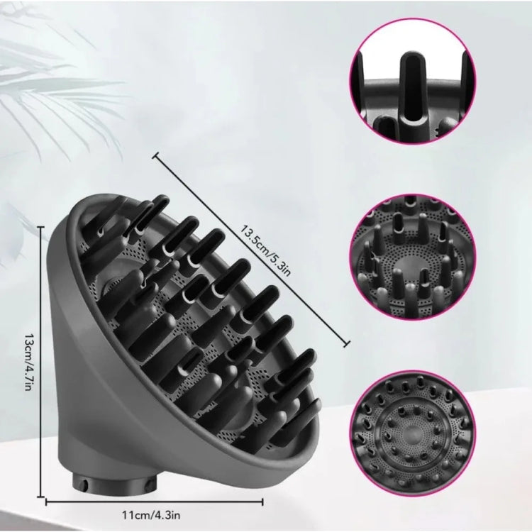 Diffuser Attachment for Dyson Two Airflow Dome Diffuser Modes for Airwrap Hs05 Hs03 Hs01 Hair Diffuser for Hair Drying