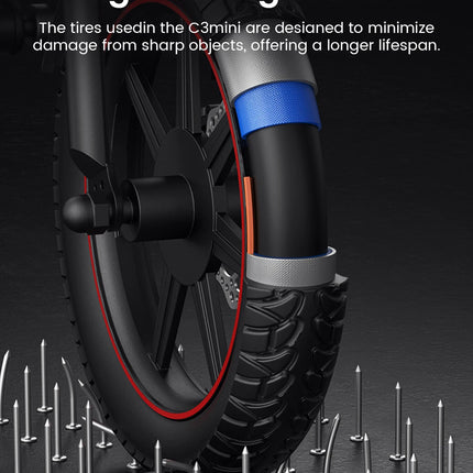 Bicicletta Elettrica REGALANGEL B20 Mini, Motore 250W, Batteria 36V 7.8AH, E-bike Urbana per Adulti, Pneumatici da 14 Pollici