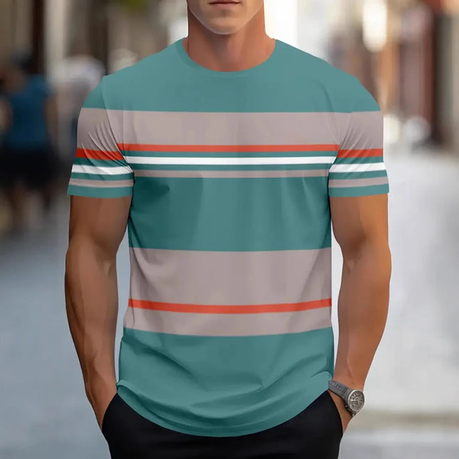 2025 Funny Men's T-Shirt 3D Printed T-Shirts Loose Oversized Short Sleeve T-Shirt Es