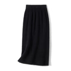 Autumn Winter Knitted Woolen High Waist Slim Fit Half-length Skirt Women's Mid-length Wrap Bodycon Skirt Elegant Commute Style PlatiNum
