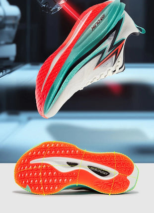 361 Degrees Flame 4.0 MIX Men Running Shoes Carbon Plate Racing Marathon Stable Rebound Wear-resistant Male Sneakers 672512204 PlatiNum