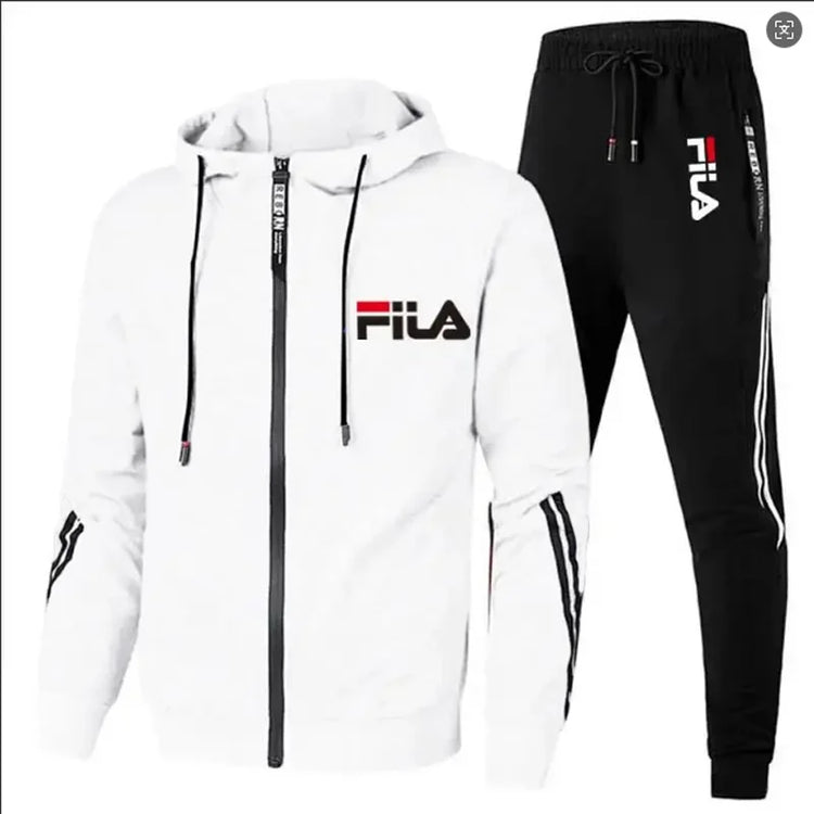 Men's 2026 Fashion Leisure Outdoor Zipper Jacket And Sports Pants Jogging Set Fitness Two-Piece Set for Spring And Autumn