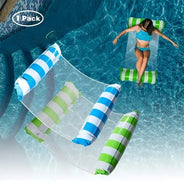 1PC gonfiabile galleggiante amaca galleggianti per adulti perfetto per il lettino a bordo piscina qu