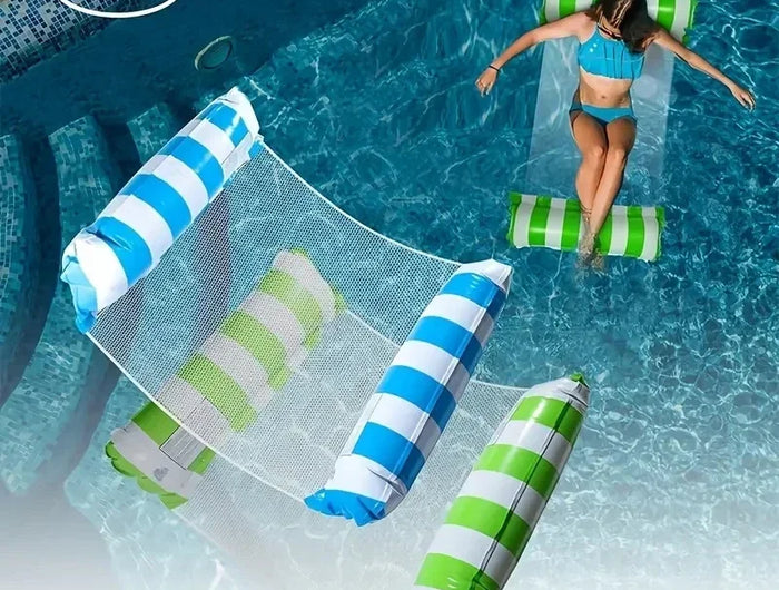1PC gonfiabile galleggiante amaca galleggianti per adulti perfetto per il lettino a bordo piscina questa estate giochi d'acqua accessori sport acquatici