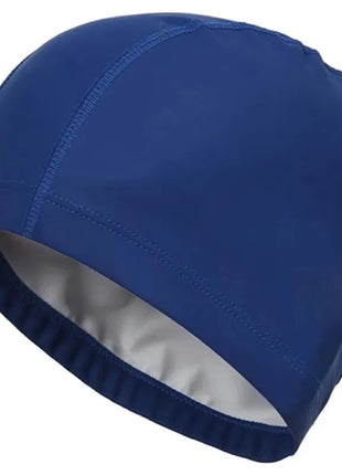 Nuovo Cappello da Nuoto Impermeabile 2025 in Tessuto PU per Adulti/Bambini, Protezione Orecchie, Tinta Unita