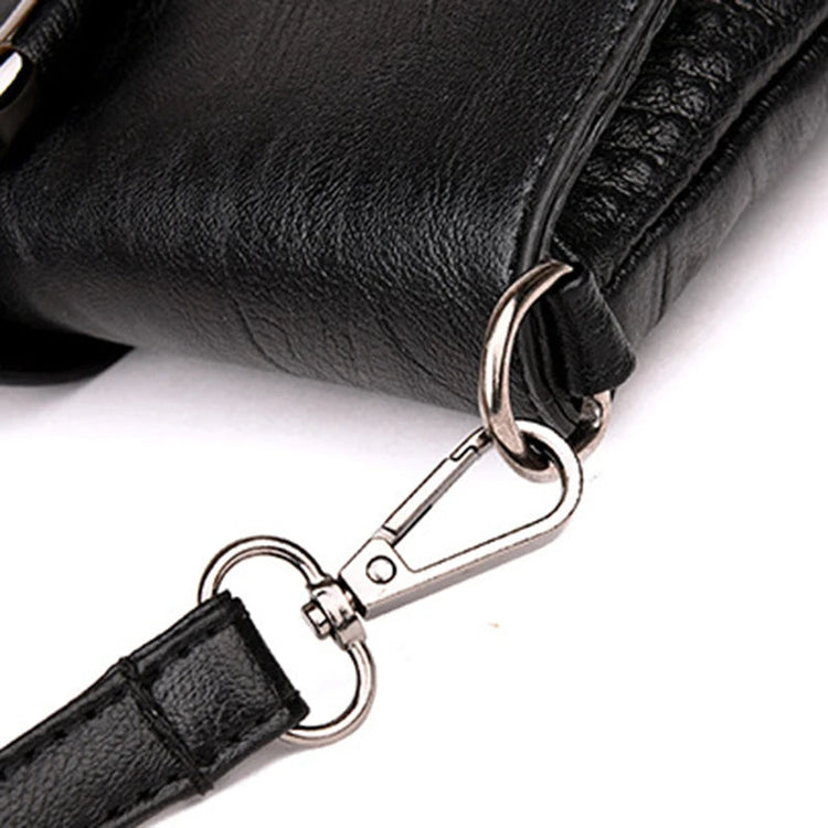 Female Shoulder Messenger Bags Casual Crossbody Bag Black PU Leather 2024Trend Women Stone Print Chain Envelope Clutch Purses PlatiNum