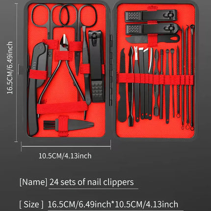 Nail Clipper Set Set Convenient Beauty Tools Nail Clipper Manicure Nail Trimmer Pedicure Knife Ear Peeling Knife Nail Manicure T