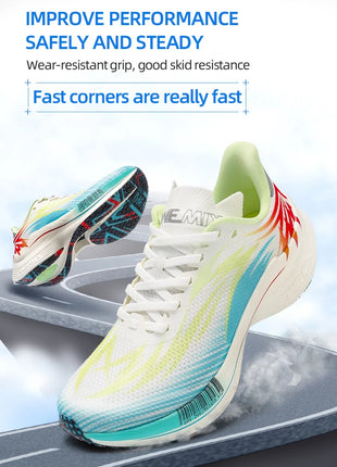 ONEMIX 2026 Nuove Scarpe da Corsa e Allenamento per Uomo, Suola Intera in Nylon, Scarpe Sportive Traspiranti Estive per Donna PlatiNum