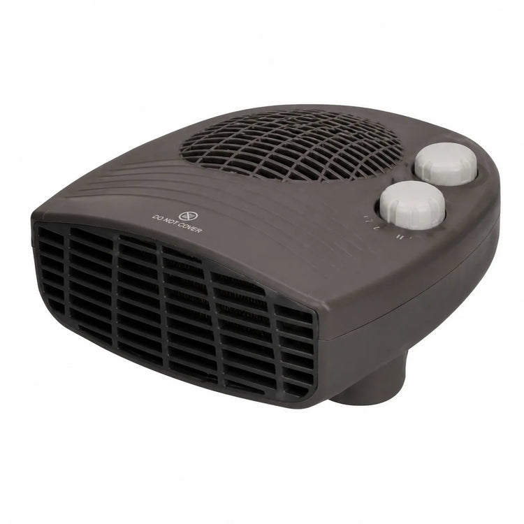 Portable Electric Heater 2000W with Adjustable Thermostat, 3 Heat Levels and Overheating Protection, Fast Heating for Home and Office, 220-240V, White/Gray