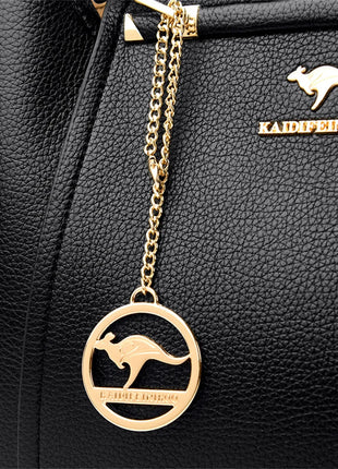 2024 Luxury Women Designer 3 Layers Shoulder Crossbody Sac Ladies Large Capacity Leather Handbags Shopper Brand Messenger Totes PlatiNum