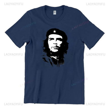 Che Guevara Shirt Rebel Cuban Shirt Guerrilla Revolution Casual Short Sleeve Men's High Quality Cotton T-Shirt