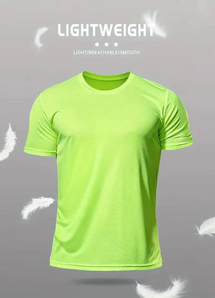 T-shirt homme imprimé lettre d'été T-shirt homme respirant confortable simple col rond Sport de plein air décontracté