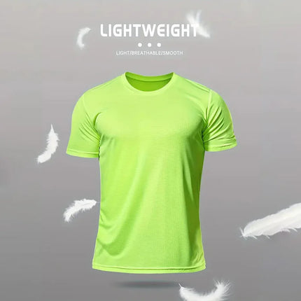 Men's Summer Letter Pattern Printed T-shirt Breathable Comfortable Simple Round Neck Men's T-shirt Outdoor Sports Casual Top