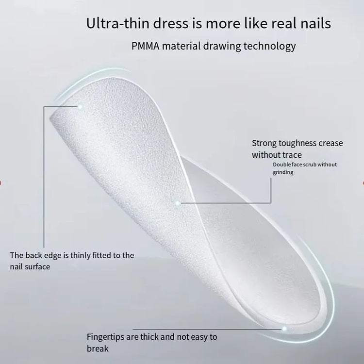 Box of 330 Short Almond Nail Tips - Upgraded Matte Gel Nail Stickers, No File, Pre-Shaped Full Coverage Short Almond Nails