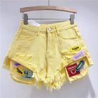 Pantaloncini Estivi in Denim con Frange per Ragazze, Nuovi Stili alla Moda, Versatili e Personalizzati, Shorts Strappati Trendy da Donna
