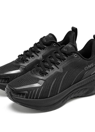 ONEMIX Black Men Basic Racing Road Running Shoes Summer Mesh traspirante scarpe sportive cuscino Durable Outdoor Sneakers Plus Size PlatiNum