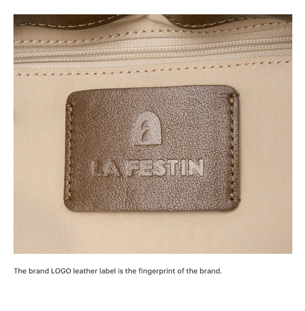 LA FESTIN Original Handbag Woman 2025 New Shoulder Bag Large Tote Bag Suede Bag Fashion Crossbody Bag Luxury Brand Bags