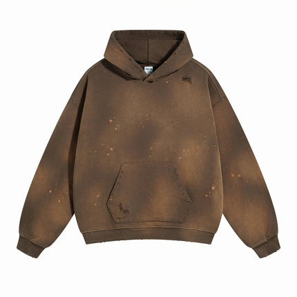 Custom LOGO2024 autumn and winter 450g cotton polyester terry old men's and women's street suits oversize loose washing hoodie PlatiNum