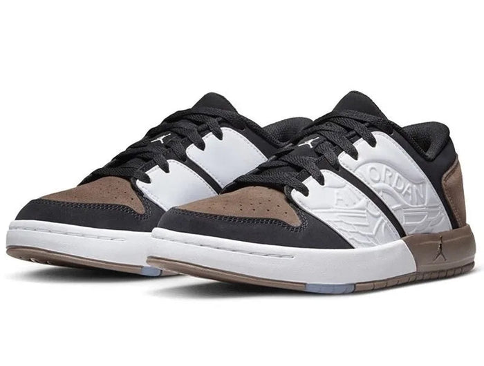 Scarpe da ginnastica da donna Nike Classic Jordan Series durevoli e versatili, nuove scarpe basse Jordan Nu Retro 1 Low Gs, stile Melard adatte per pendolarismo all'aperto e abbigliamento casual, scarpe da donna, modello di s platinumshop