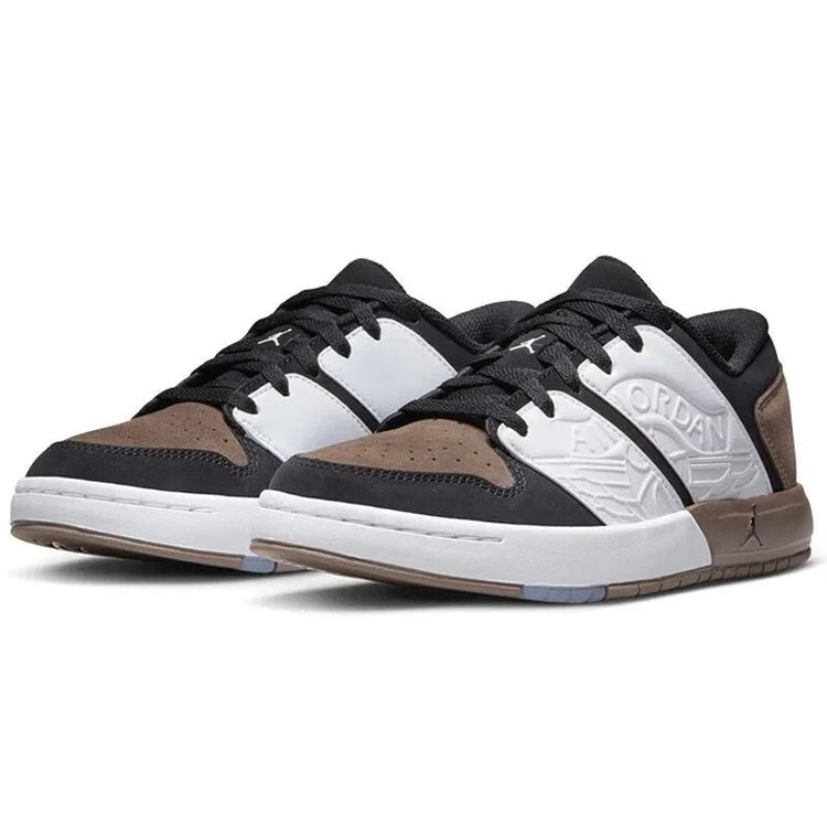 Scarpe da ginnastica da donna Nike Classic Jordan Series durevoli e versatili, nuove scarpe basse Jordan Nu Retro 1 Low Gs, stile Melard adatte per pendolarismo all'aperto e abbigliamento casual, scarpe da donna, modello di s platinumshop