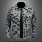 Brand Retro Denim Jacket for Men 2025 Spring Fashion Jacquard Casual Denim Jackets Social Hip-hop Streetwear Cowboy Coats