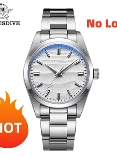 ADDIESDIVE 2030 36mm Men's Fashion Watch 10Bar Diver Bubble Mirror Glass 316L Stainless Steel Quartz Watches Relogio Masculino
