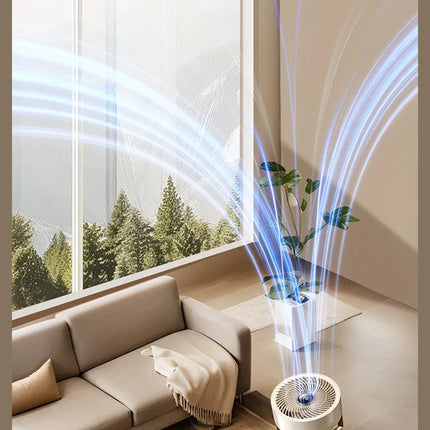 Ventilatore a circolazione d'aria ventilatore elettrico ventilatore da pavimento verticale silenzioso per uso domestico grande vento nuovo telecomando per la temporizzazione della ventola turbo da tavolo