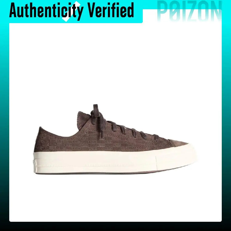 KITH x Converse Chuck 70 Low top Skateboard Shoes Unisex Brown A17717C