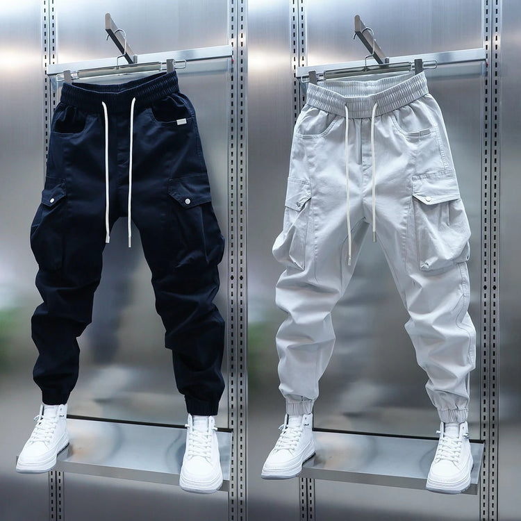 2025 New Men Joggers Autumn Sweatpants Spring Drawstring Casual Pants Workout Running Cotton Sports Trousers Men Clothing