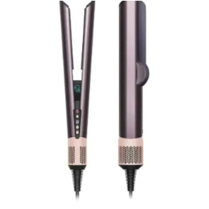 Hair Straightener Hot Air Flat Iron 2 In 1 Styling Tool Negative Ion Hair Curler Adjustable Temperature For Salon Home Hair Styling Gift For Women