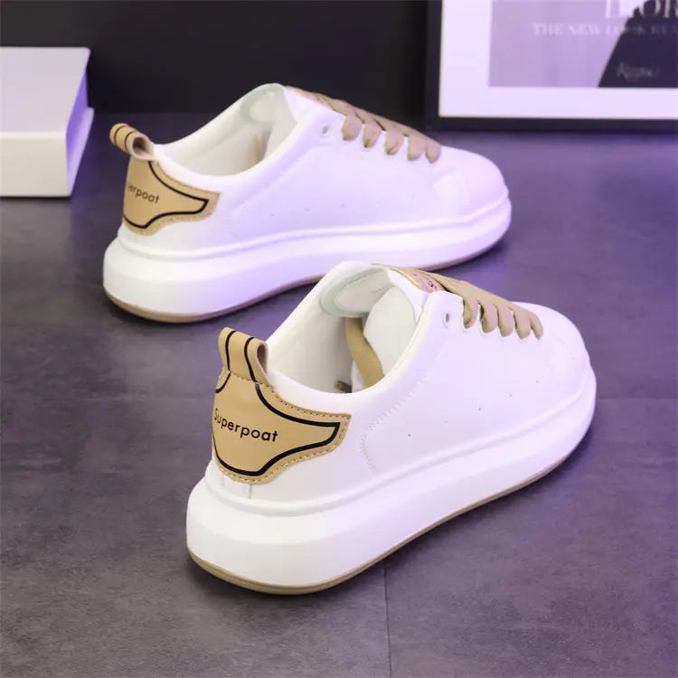 New Luxury Design Sneakers For Men Fashion White Board-shoe Soft Women Walking Shoes Running Shoes Couples Sneakers Tennis Shoes