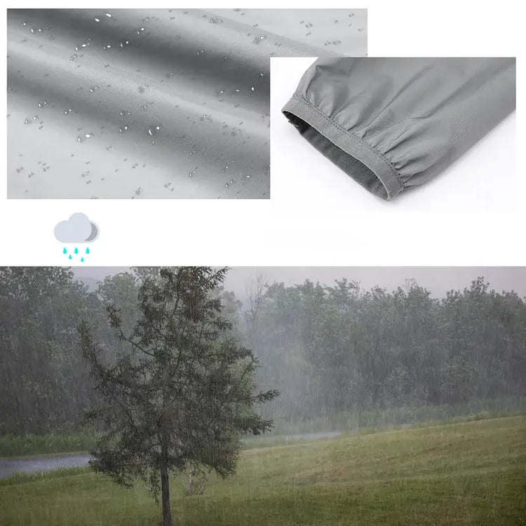 Golf Raincoat Rain Jacket Waterproof Lightweight Quick-Dry UV Sun Protection Breathable Outdoor Sports Men Women Golfing Apparel PlatiNum