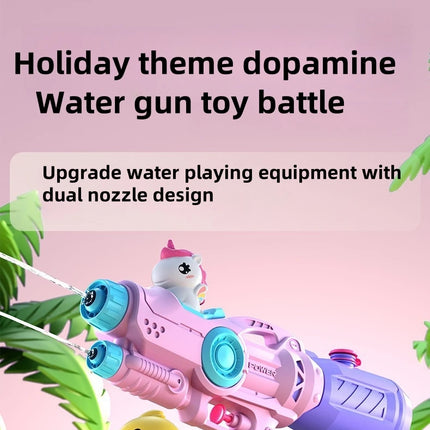 New summer double water gun for kids: perfect for beach and outdoor pool water battles