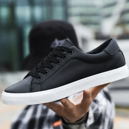 Classic Men Leather Casual Shoes High Quality Comfortable Platform Sneakers Men Flats Shoe Loafers British Jogging Shoe Hot Sale