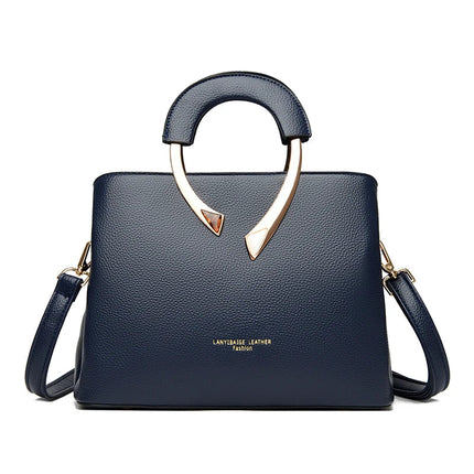 Luxury Handbags Women Bags Designer 3 Layers Soft Leather Shoulder Crossbody Sac Ladies Large Capacity Shopping Messenger Tote PlatiNum