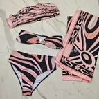 ribbon scarf swimsui 10 / L