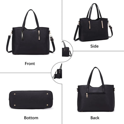 Borsa Miss Lulu Henkel Borsa shopper 2in1 da DONNA Borsa a tracolla da viaggio per DONNA, elegante e pratica