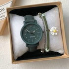 YIKAZE orologio da donna cinturino in pelle PU orologi al quarzo da donna orologio da polso da donna con quadrante rotondo impermeabile orologio da polso da donna platinumshop