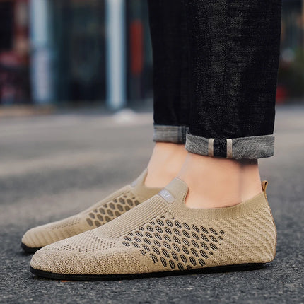 YRZL Mocassini da uomo Mocassini da guida Fondo sottile Scarpe basse da passeggio Mocassini casual antiscivolo traspiranti Scarpe estive da uomo