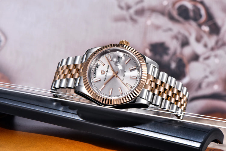 PAGANI DESIGN quadrante smaltato 2025 nuovi orologi da uomo DD36 argento oro orologio automatico di lusso da uomo orologio da polso meccanico impermeabile