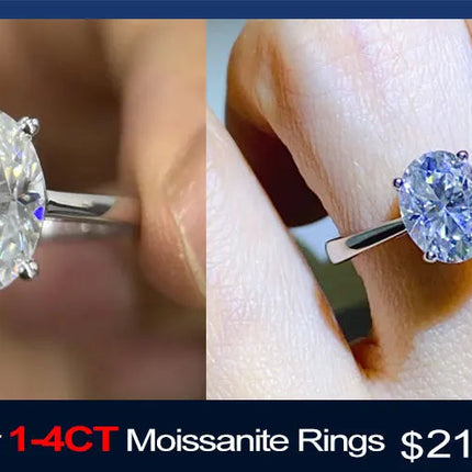 1-4ct Oval Cut Moissanite Stud Earring for Women Men D Color Sparkling Diamond 925 Sterling Silver Ear Studs Party Jewelry Gifts PlatiNum