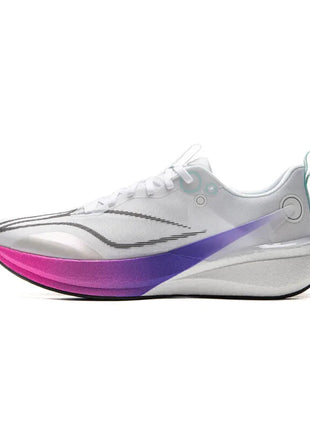 Li-Ning Men's RED HARE 8 PRO Racing Running Shoes BOOM FIBER Cushion Stable Sport Shoes Anti-Slip Wearable Sneakers ARPV003 PlatiNum