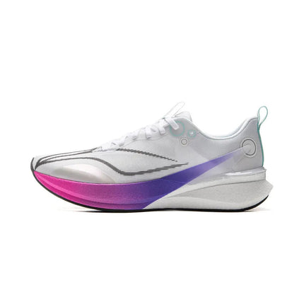 Li-Ning Men's RED HARE 8 PRO Racing Running Shoes BOOM FIBER Cushion Stable Sport Shoes Anti-Slip Wearable Sneakers ARPV003 PlatiNum