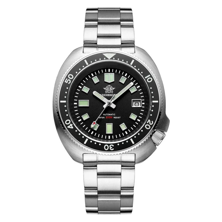 ADDIESDIVE Men's Watch Sapphire Glass Stainless Steel NH35 Automatic Mechanical Watch BGW9 Luminous 200m Waterproof Dive Watch