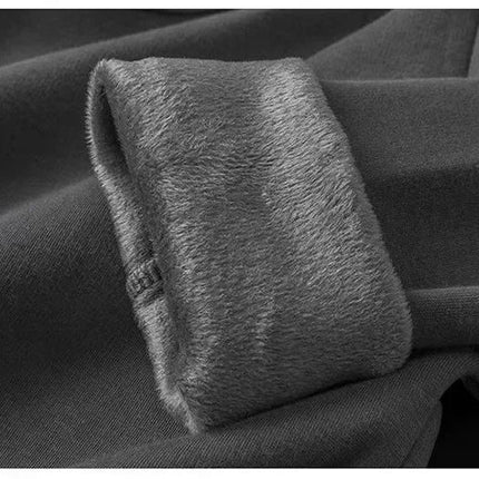 Thickened Fleece Men's T-shirt round Neck Base Shirt Autumn Clothes Winter Long Sleeve Breathable Casual Wear Chinese Origin PlatiNum