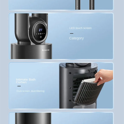 Ventilatore senza lama Ventilatore per aria condizionata Ventola di raffreddamento ad acqua Umidificazione e refrigerazione Ventilatore a torre d'acqua verticale Condizionatore d'aria