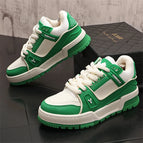 white green